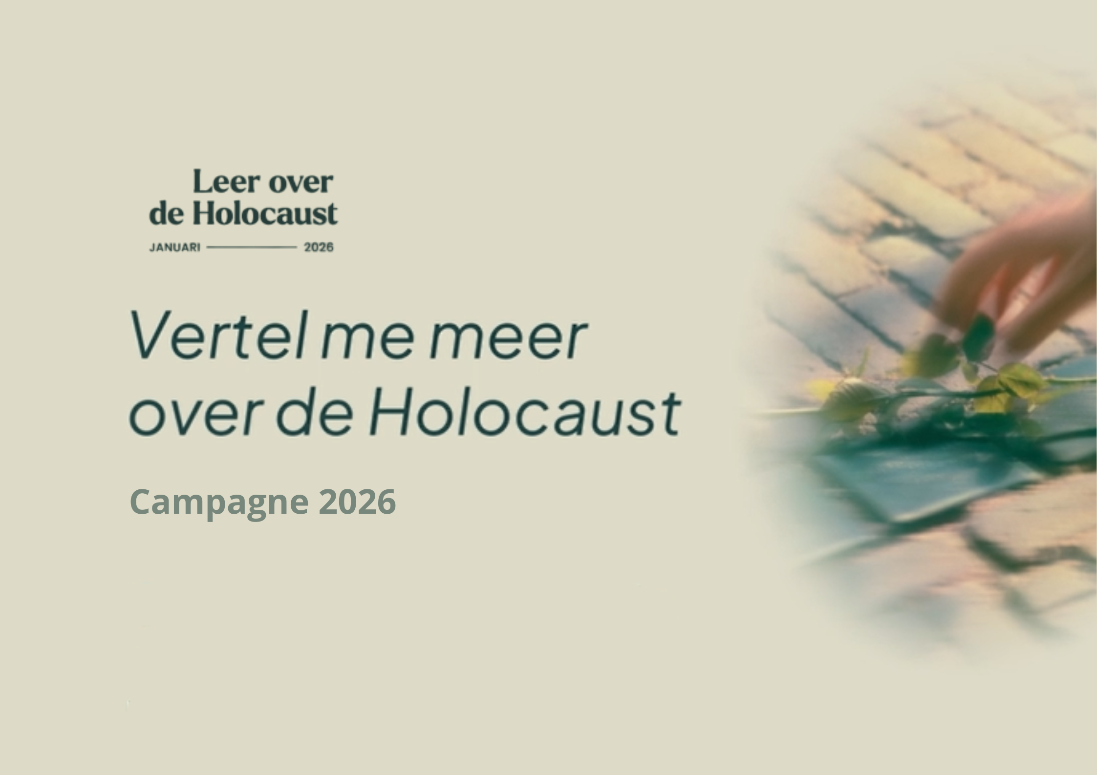 Landelijke campagne ‘Leer over de Holocaust’ van start