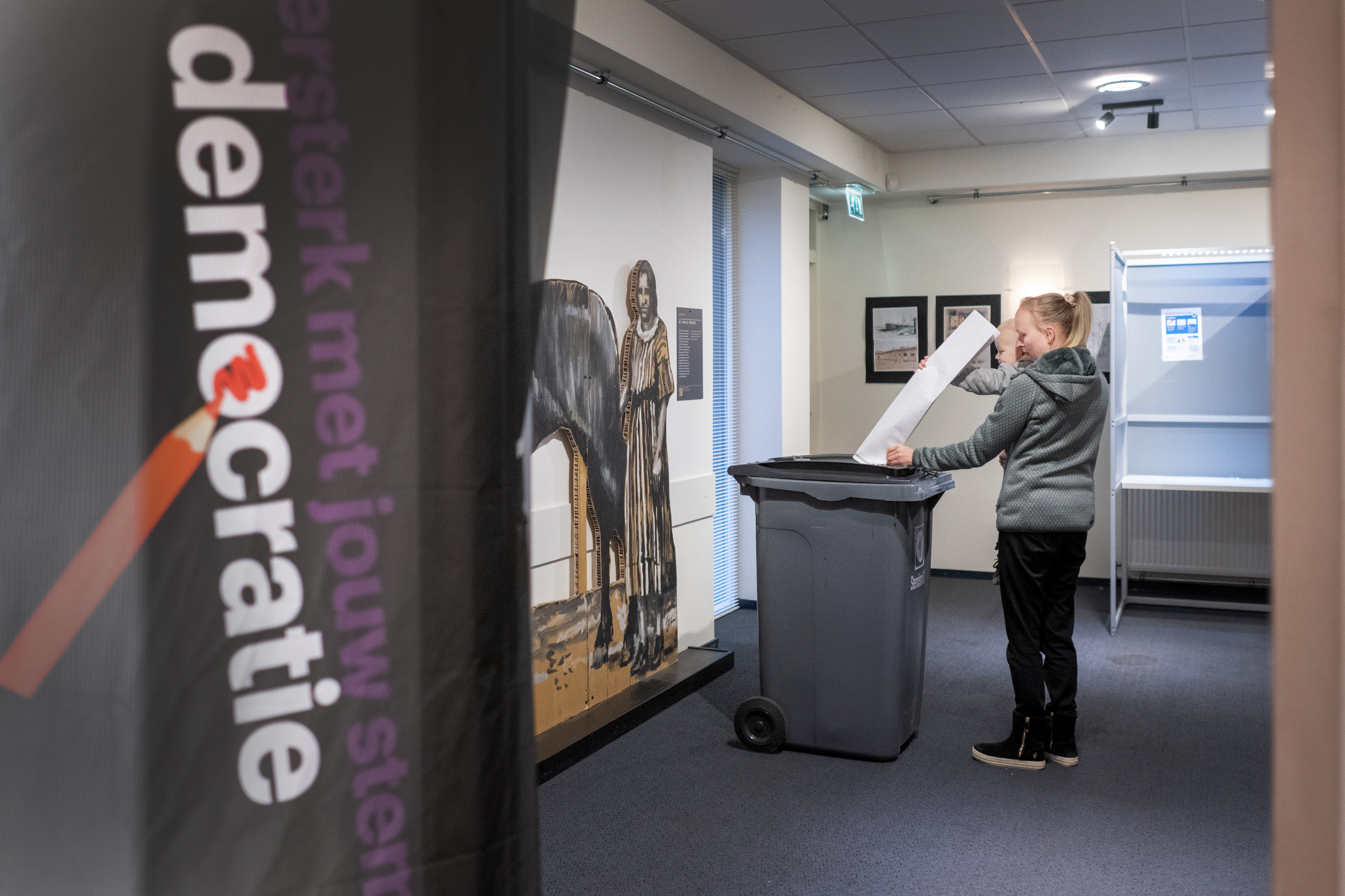 Zo verliep het stemmen bij kamp Westerbork