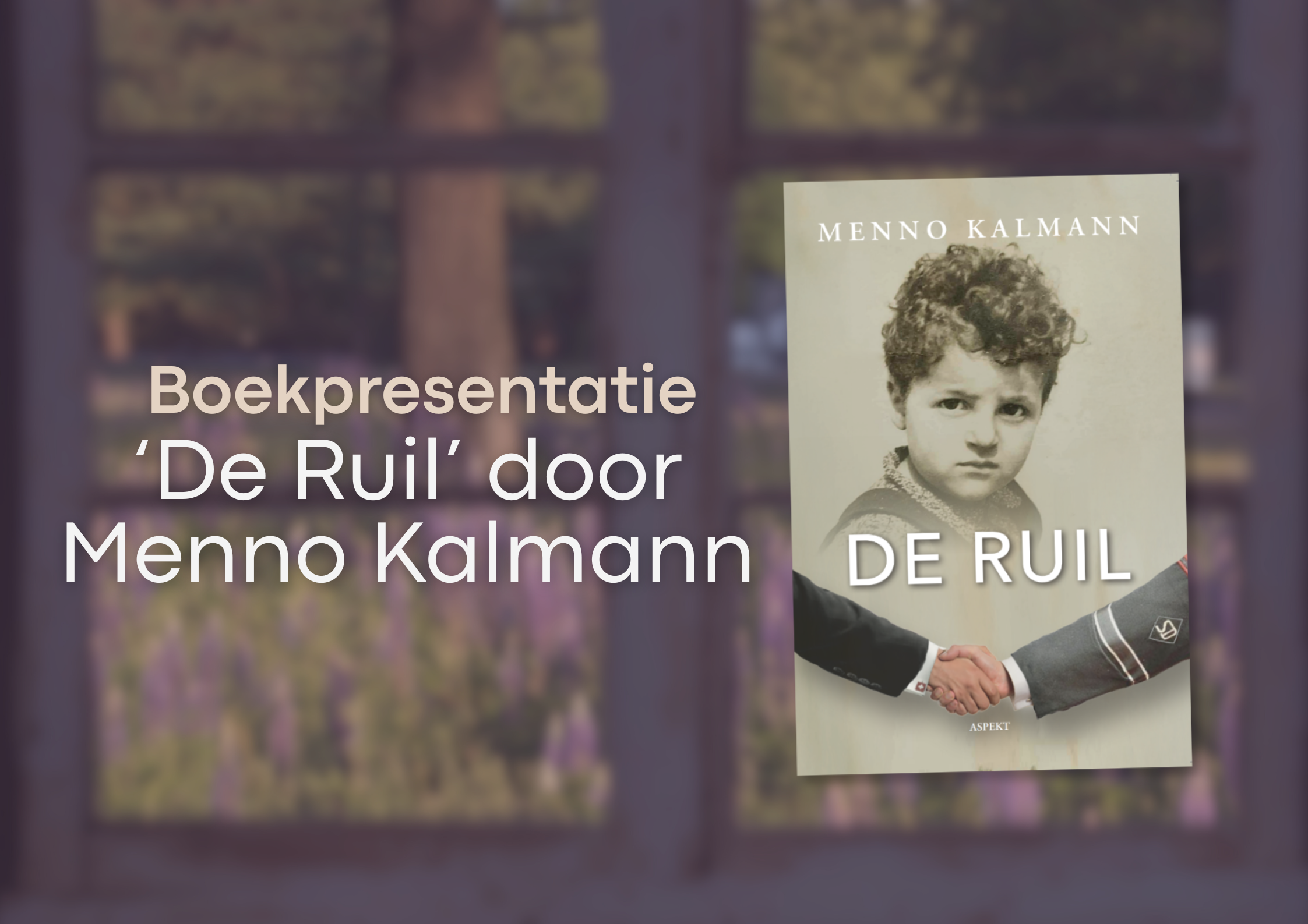 Boekpresentatie 'De Ruil' door Menno Kalmann