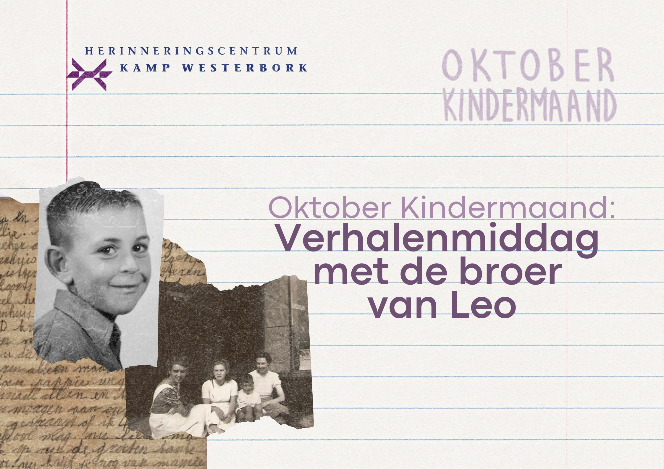 Oktober Kindermaand: verhalenmiddag door de broer van Leo