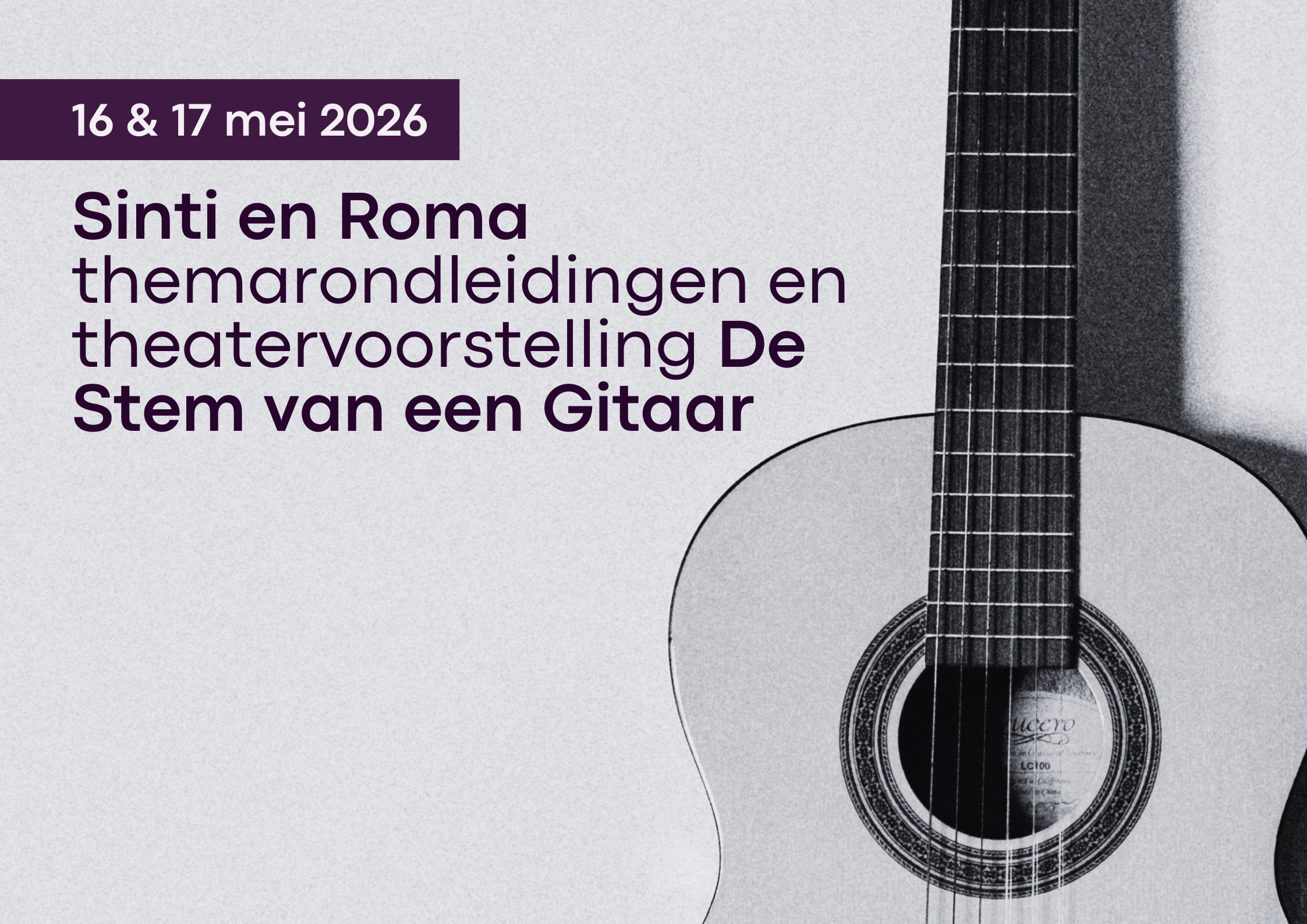 Sinti en Roma themarondleiding met theatervoorstelling 'De Stem van een Gitaar'