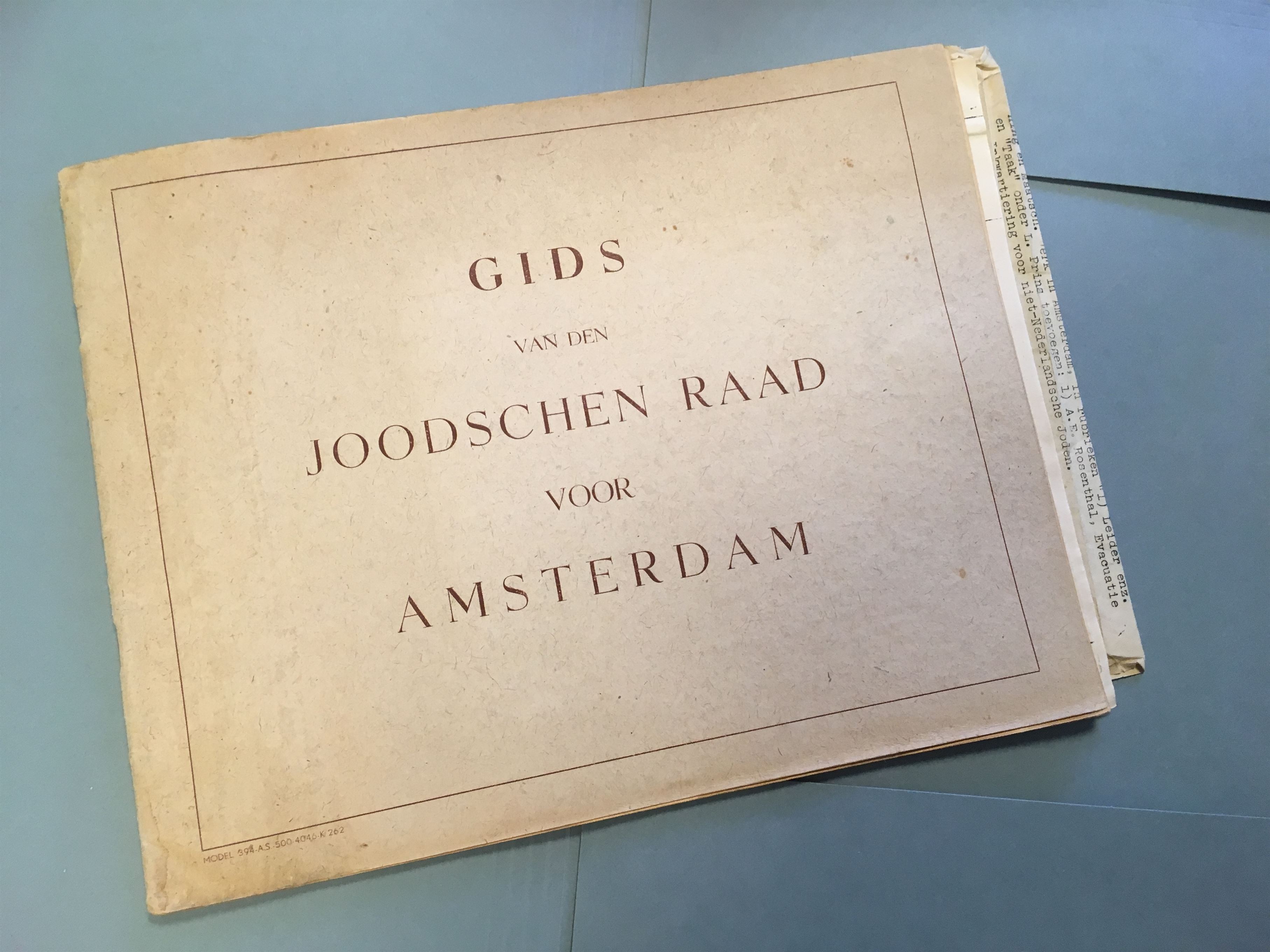 COLUMN: Gids voor den Joodschen Raad voor Amsterdam